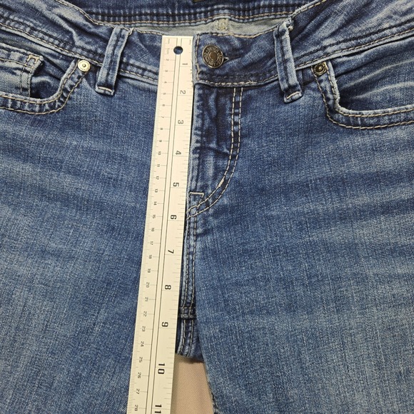 Silver Jeans Co Elyse Straight Leg Medium Wash Denim Jeans Women's W30 L32 - Picture 11 of 11